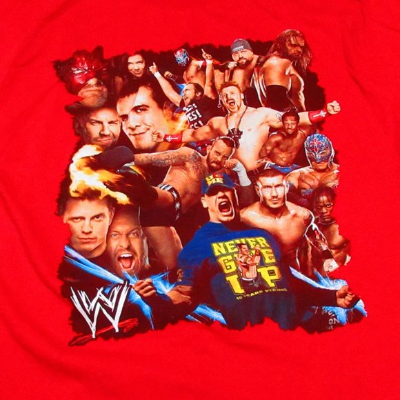 WWE I Was There Canadian Tour Red Wrestling T-Shirt Adult Size XL - Picture 2 of 3